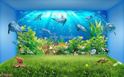 File in mica File in tranh tường 3D FT203191 (bản gốc) sắc sảo