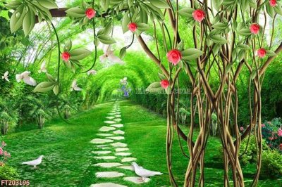 File gốc in mica File in tranh tường 3D FT203196 chất lượng