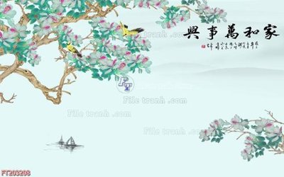 File gốc File in tranh tường 3D FT203208 (in tráng gương) ốp tường