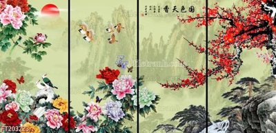 File tranh File in tranh tường 3D FT203223 (bản gốc) treo tường