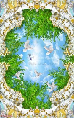 File in ấn File in tranh tường 3D FT203358 chuyên nghiệp