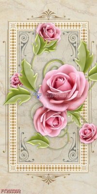 File gốc in ấn File in tranh tường 3D FT203392 chất lượng vượt trội