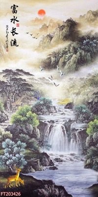 File gốc File in tranh tường 3D FT203426 (thiết kế) cho in ấn