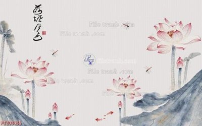 File gốc File in tranh tường 3D FT203436 (in ấn) không giới hạn