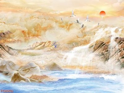 File tranh File in tranh tường 3D FT203522 (ảnh gốc) sắc nét hoàn hảo