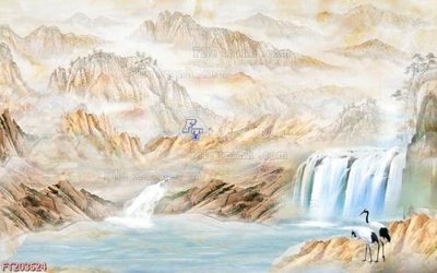 File gốc File in tranh tường 3D FT203524 (AI/EPS) cho in ấn