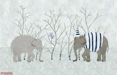 File in trần File in tranh tường 3D FT203566 (bản gốc) đại dương