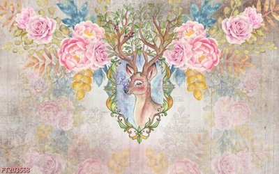 File in trần File in tranh tường 3D FT203568 (bản gốc 3D) sống động