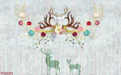 File tranh File in tranh tường 3D FT203576 (bản gốc) treo tường