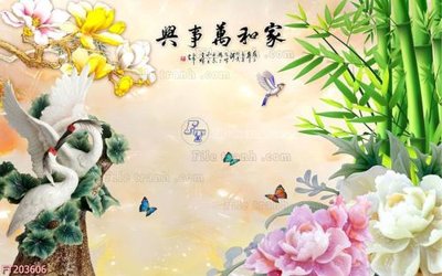 Tải file gốc File in tranh tường 3D FT203606 (in khổ lớn) không mờ