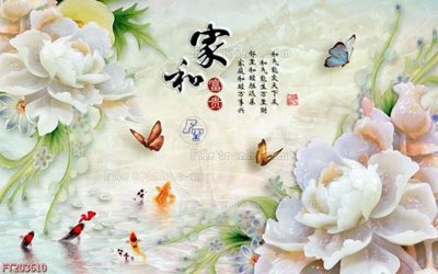 File gốc File in tranh tường 3D FT203610 (in lụa) chi tiết cao