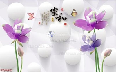 File in mica File in tranh tường 3D FT203647 (bản gốc) sắc sảo