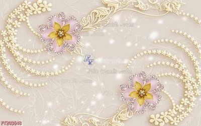 File gốc File in tranh tường 3D FT203648 (cho in UV) siêu nét