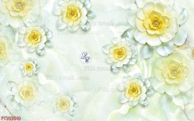 File gốc File in tranh tường 3D FT203649 (trang trí) phòng làm việc