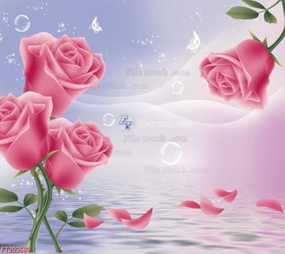 File tranh File in tranh tường 3D FT203680 (ảnh gốc) cho in ấn kỹ thuật số