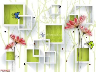 File tranh trang trí File in tranh tường 3D FT203683 (file gốc)
