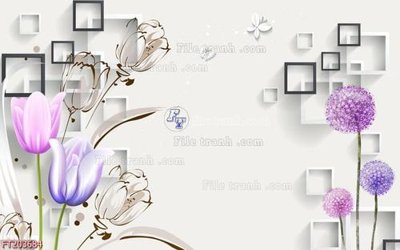 File gốc File in tranh tường 3D FT203684 (PNG) trong suốt (transparent)