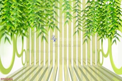 File gốc File in tranh tường 3D FT203691 (AI/EPS) cho in ấn