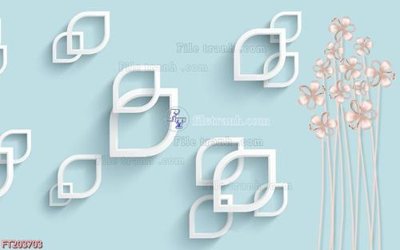 File gốc File in tranh tường 3D FT203703 (trang trí) cho phòng khách