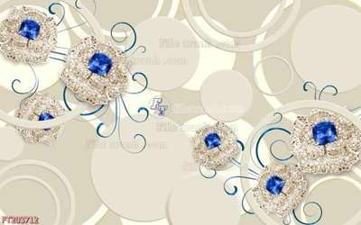 File gốc File in tranh tường 3D FT203712 (in lụa) cao cấp