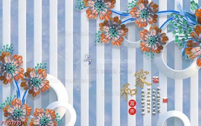 File in trần File in tranh tường 3D FT203733 (bản gốc) mây trời