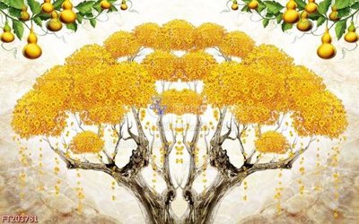 File in lụa File in tranh tường 3D FT203781 (tân cổ điển) File in tranh tường 3D FT203781