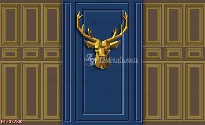 File PSD File in tranh tường 3D FT203788 (nguyên gốc) chất lượng cao