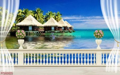 File gốc File in tranh tường 3D FT203833 (PNG) không nền chất lượng