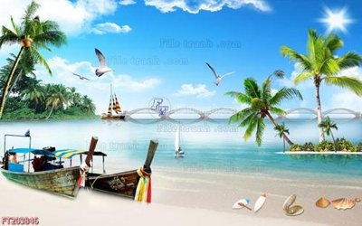 File tranh File in tranh tường 3D FT203846 (file gốc) chuẩn màu in