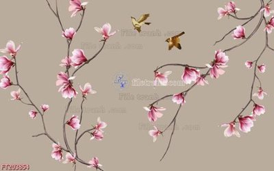 File in trần File in tranh tường 3D FT203854 (bản gốc) đại dương