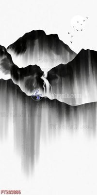 File gốc File in tranh tường 3D FT203886 (cho in ấn) độc quyền