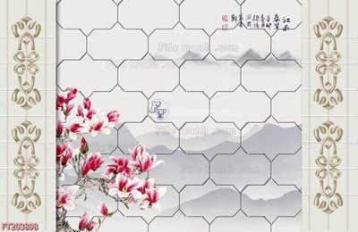 File tranh gốc File in tranh tường 3D FT203898 (bản quyền) độc đáo