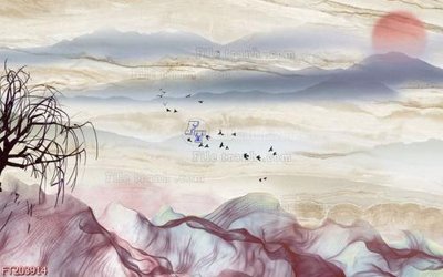 Ảnh gốc File in tranh tường 3D FT203914 (độ nét cao) in tráng gương