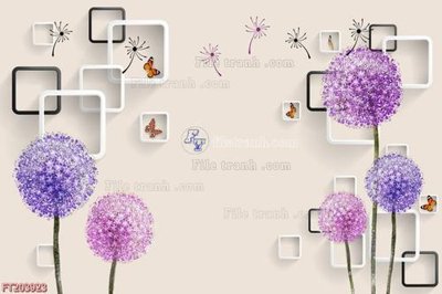 File gốc File in tranh tường 3D FT203923 (Filetranh.com) File in tranh tường 3D FT203923