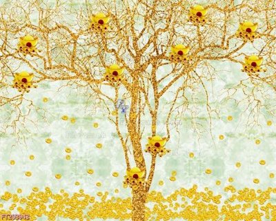 File tranh File in tranh tường 3D FT203943 (bản gốc) treo phòng ăn