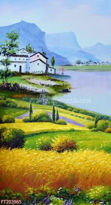 File tranh in trần 3D File in tranh tường 3D FT203965 (ảnh gốc)