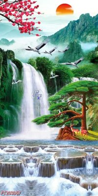 File gốc File in tranh tường 3D FT203967 (PNG) nền trong suốt