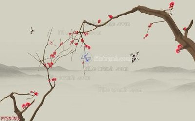 File gốc File in tranh tường 3D FT204001 (thiết kế) độc quyền