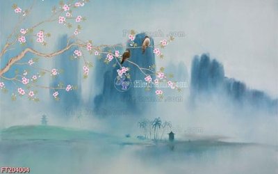 File tranh File in tranh tường 3D FT204004 (file gốc) chuẩn màu in