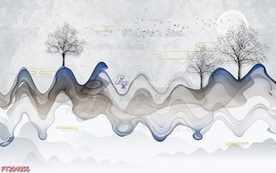 File in trần File in tranh tường 3D FT204056 (bản gốc) bầu trời
