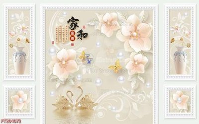 File tranh File in tranh tường 3D FT204072 (gốc) chủ đề tĩnh vật