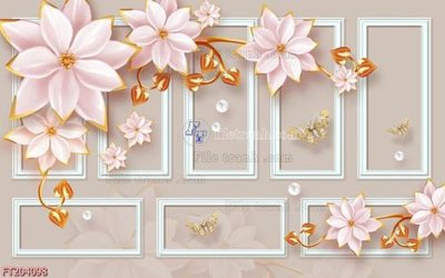 File PSD File in tranh tường 3D FT204098 (bản gốc) độ phân giải cao