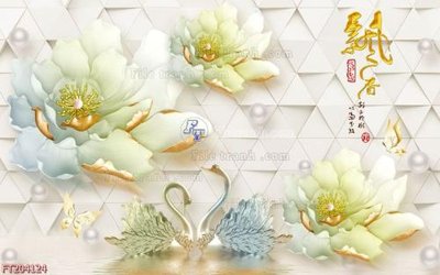 File PSD in ấn File in tranh tường 3D FT204124 (chất lượng cao)