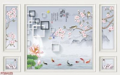 File tranh File in tranh tường 3D FT204153 (ảnh gốc) chi tiết rõ ràng
