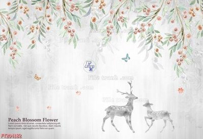 File tranh in trần 3D File in tranh tường 3D FT204182 (ảnh gốc)