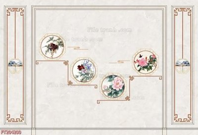 Tải file gốc File in tranh tường 3D FT204200 (in không vỡ ảnh)