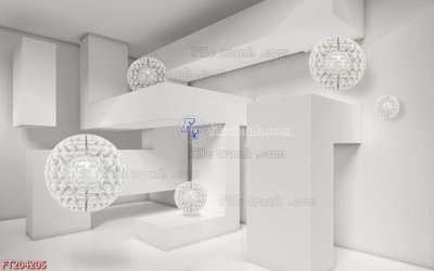 Tải file File in tranh tường 3D FT204205 (ảnh gốc) in tranh kính