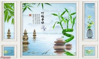 Tải file File in tranh tường 3D FT204207 (gốc) để in ấn ngay