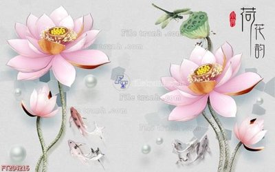 Download file gốc File in tranh tường 3D FT204216 (in mica) trang trí