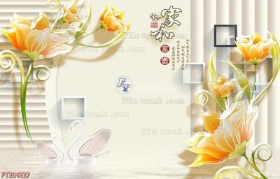 File gốc File in tranh tường 3D FT204227 (PNG) chất lượng cao